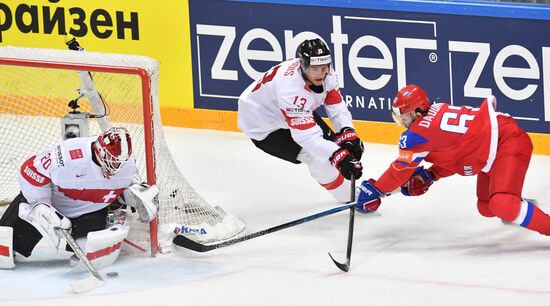 2016 IIHF World Ice Hockey Championship. Russia vs. Switzerland