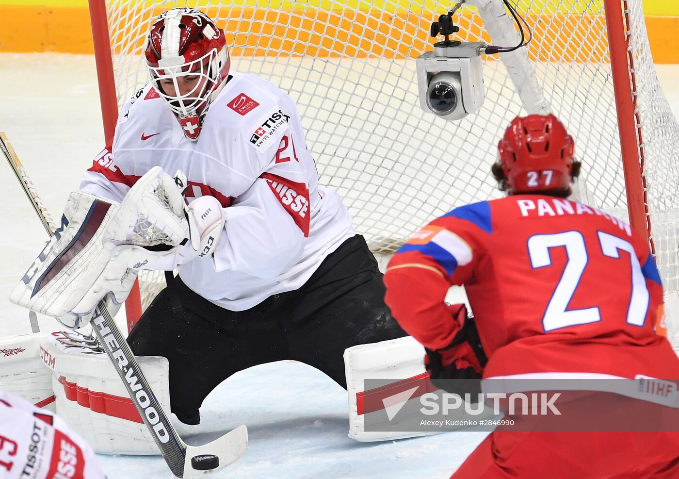 2016 IIHF World Ice Hockey Championship. Russia vs. Switzerland
