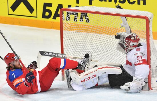 2016 IIHF World Ice Hockey Championship. Russia vs. Switzerland