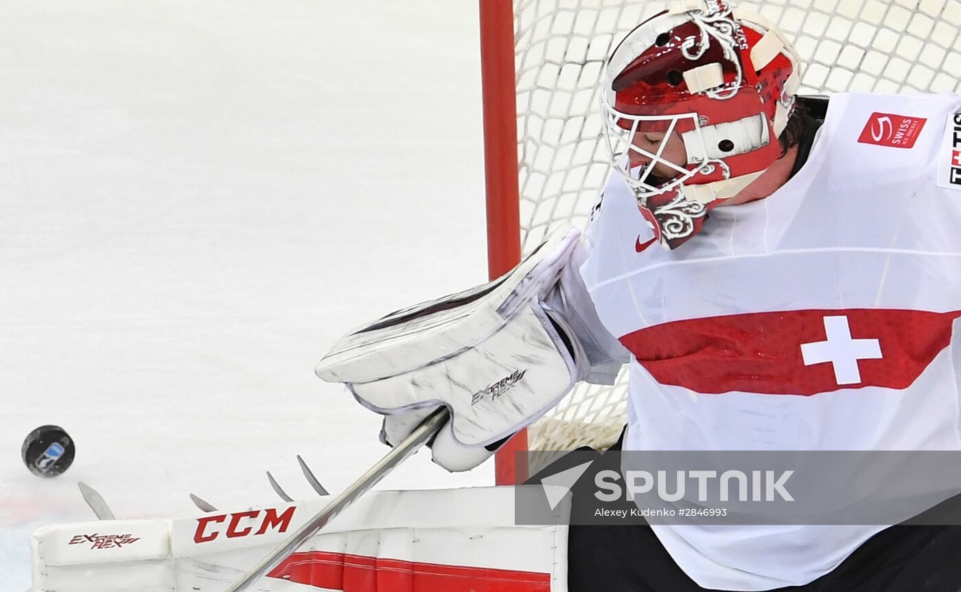 2016 IIHF World Ice Hockey Championship. Russia vs. Switzerland