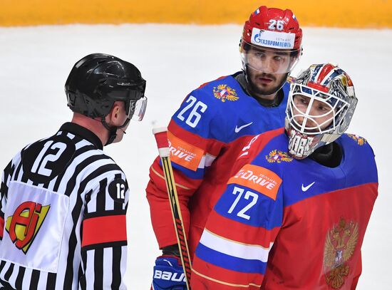 2016 IIHF World Ice Hockey Championship. Russia vs. Switzerland