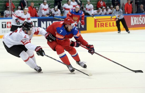 2016 IIHF World Ice Hockey Championship. Russia vs. Switzerland
