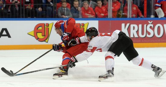 2016 IIHF World Ice Hockey Championship. Russia vs. Switzerland