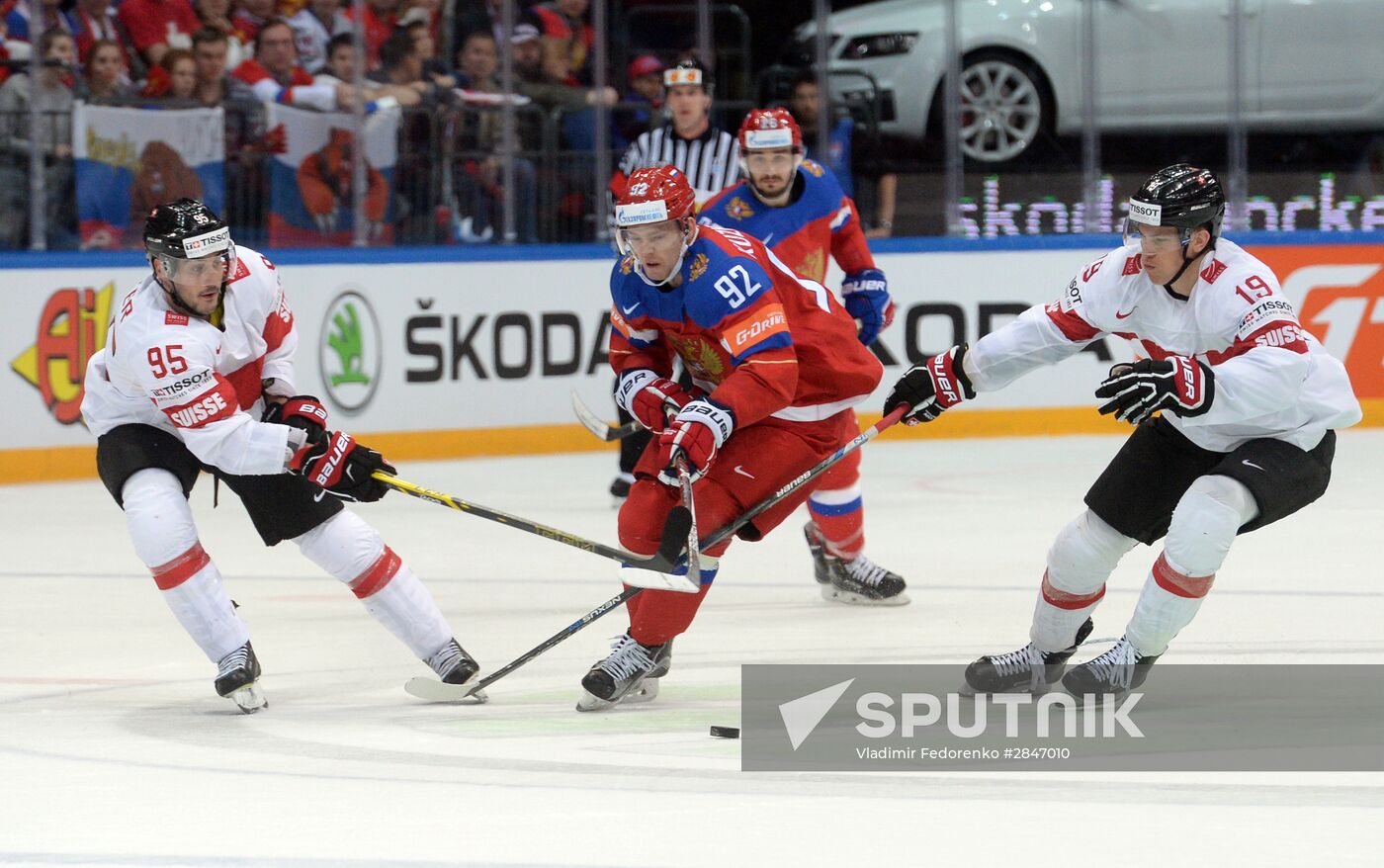 2016 IIHF World Ice Hockey Championship. Russia vs. Switzerland