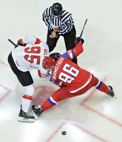 2016 IIHF World Ice Hockey Championship. Russia vs. Switzerland