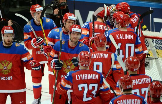 2016 IIHF World Ice Hockey Championship. Russia vs. Switzerland