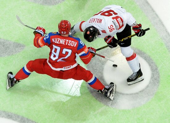 2016 IIHF World Ice Hockey Championship. Russia vs. Switzerland