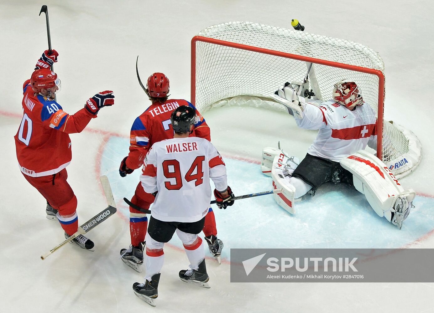 2016 IIHF World Ice Hockey Championship. Russia vs. Switzerland