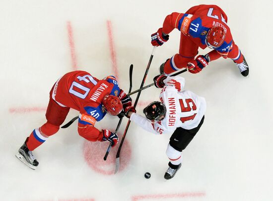 2016 IIHF World Ice Hockey Championship. Russia vs. Switzerland