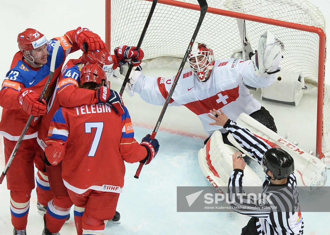 2016 IIHF World Ice Hockey Championship. Russia vs. Switzerland