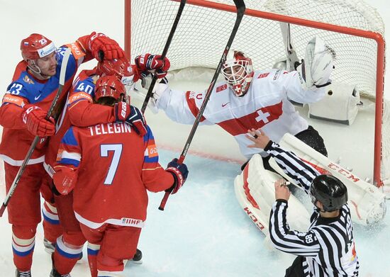 2016 IIHF World Ice Hockey Championship. Russia vs. Switzerland