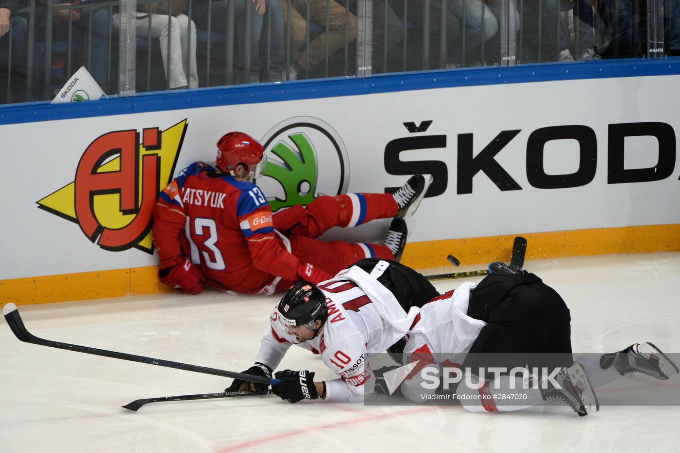 2016 IIHF World Ice Hockey Championship. Russia vs. Switzerland