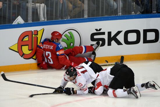 2016 IIHF World Ice Hockey Championship. Russia vs. Switzerland