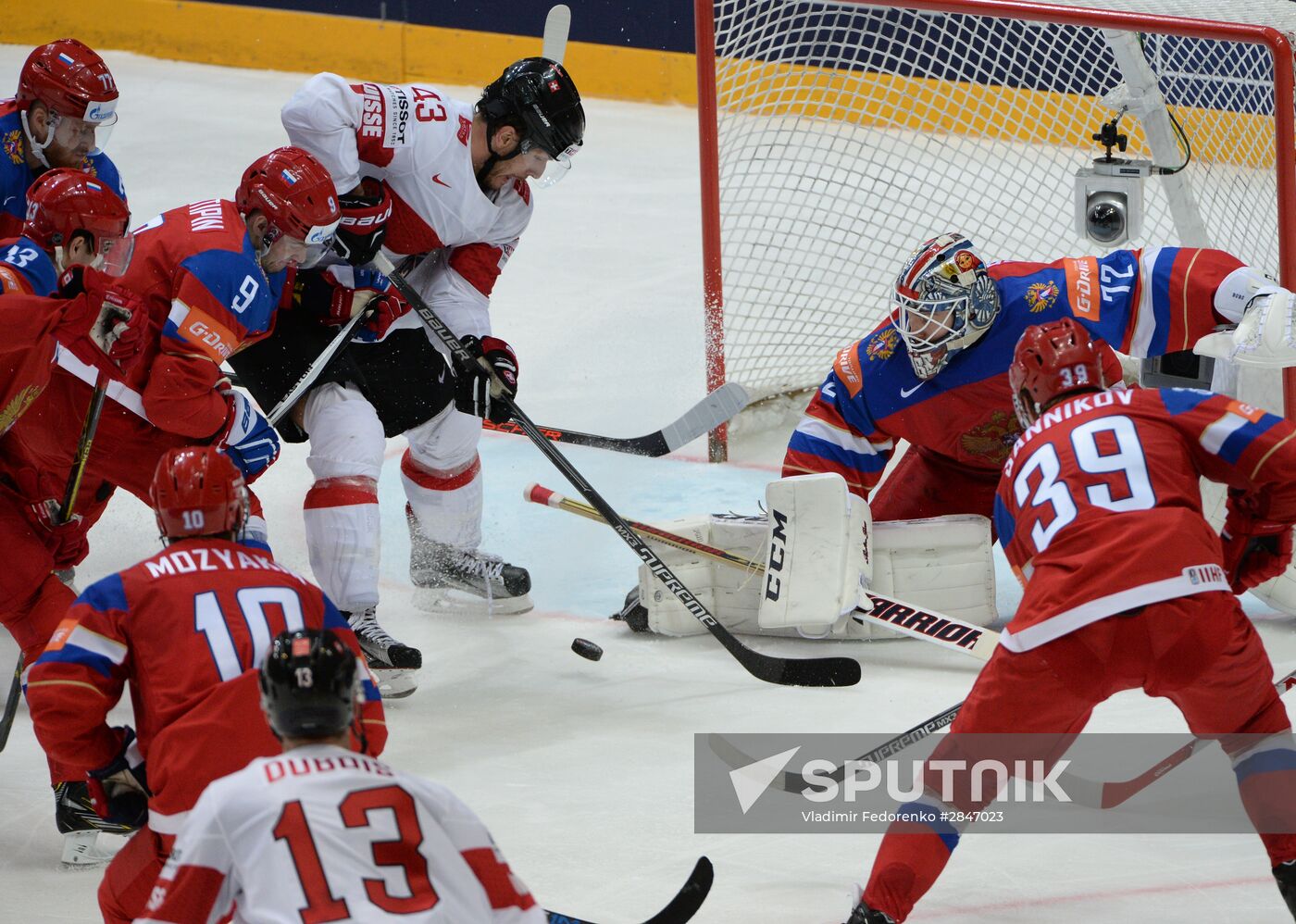 2016 IIHF World Ice Hockey Championship. Russia vs. Switzerland