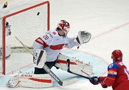 2016 IIHF World Ice Hockey Championship. Russia vs. Switzerland