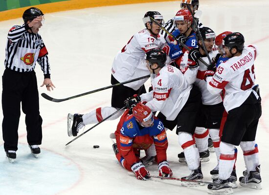 2016 IIHF World Ice Hockey Championship. Russia vs. Switzerland