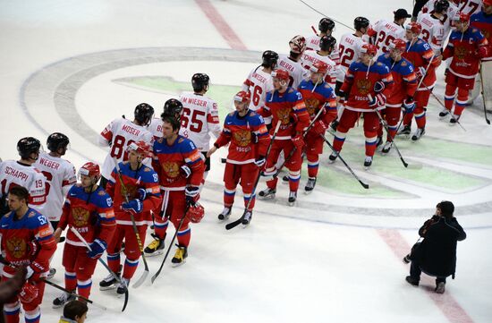 2016 IIHF World Ice Hockey Championship. Russia vs. Switzerland