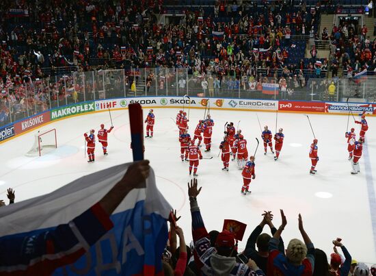 2016 IIHF World Ice Hockey Championship. Russia vs. Switzerland