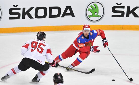 2016 IIHF World Ice Hockey Championship. Russia vs. Switzerland