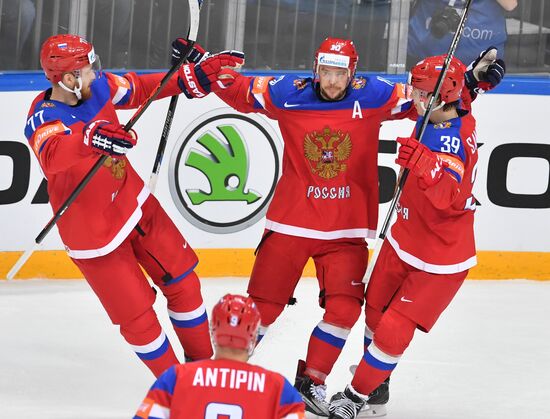 2016 IIHF World Ice Hockey Championship. Russia vs. Switzerland