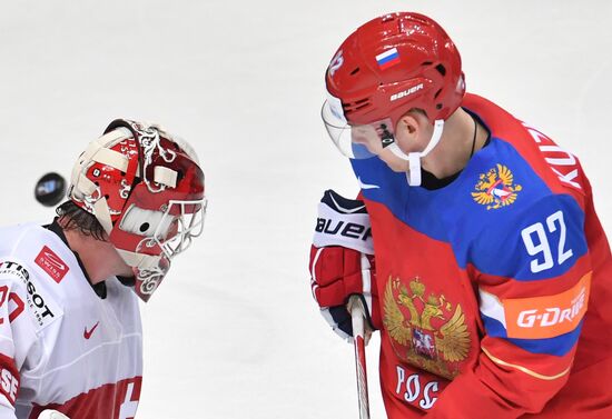 2016 IIHF World Ice Hockey Championship. Russia vs. Switzerland