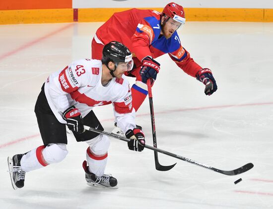 2016 IIHF World Ice Hockey Championship. Russia vs. Switzerland
