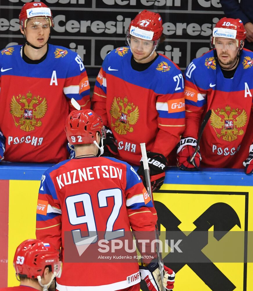2016 IIHF World Ice Hockey Championship. Russia vs. Switzerland