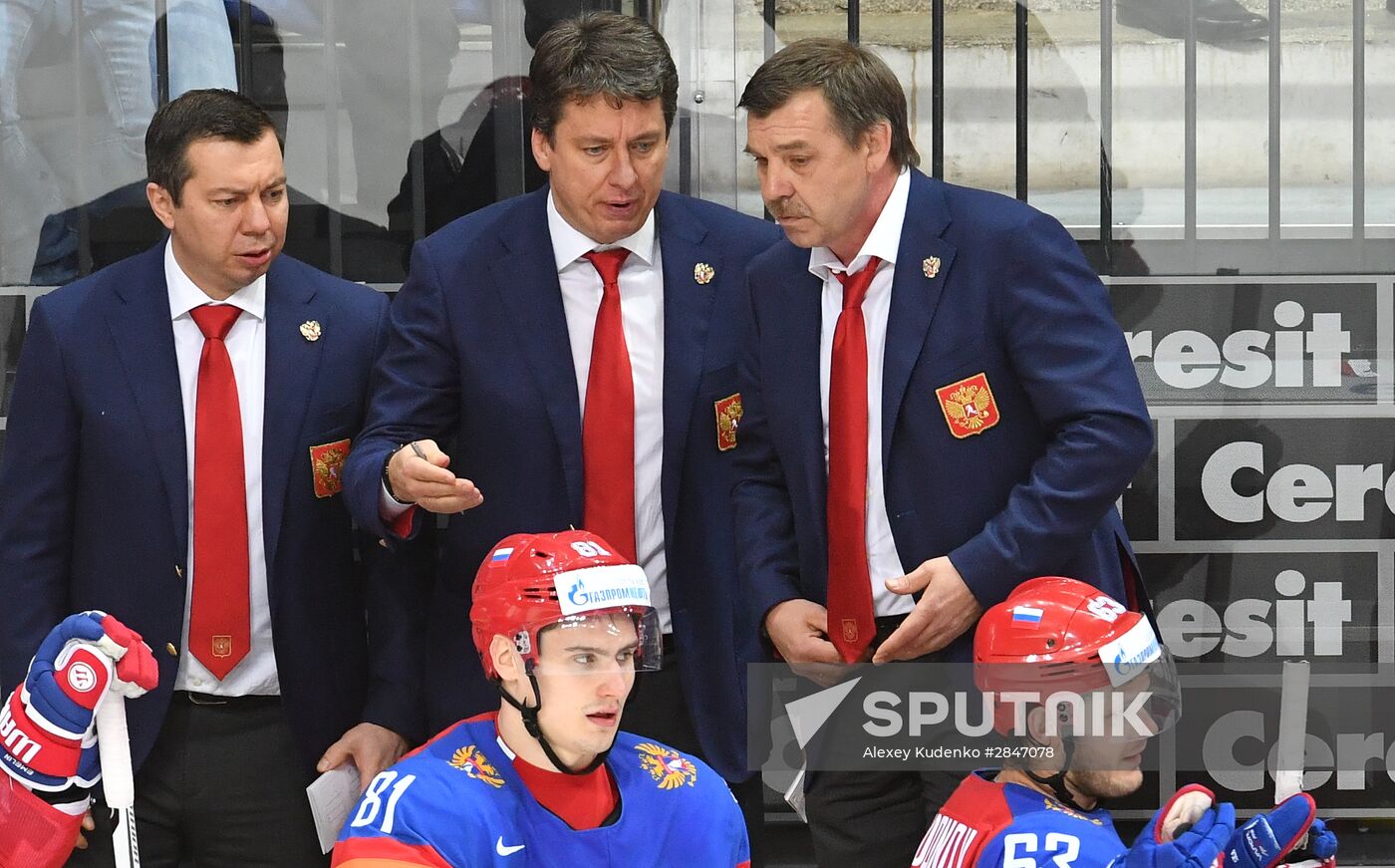 2016 IIHF World Ice Hockey Championship. Russia vs. Switzerland