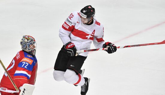 2016 IIHF World Ice Hockey Championship. Russia vs. Switzerland
