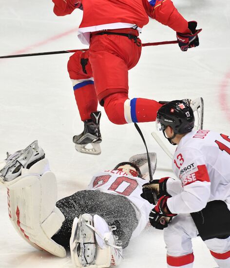 2016 IIHF World Ice Hockey Championship. Russia vs. Switzerland