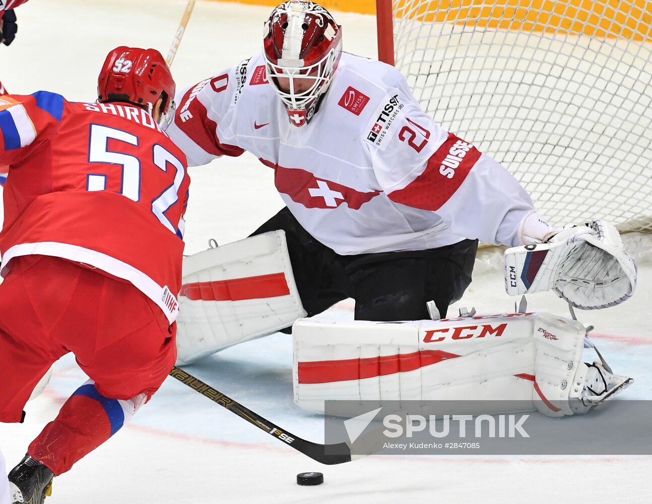 2016 IIHF World Ice Hockey Championship. Russia vs. Switzerland