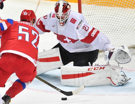 2016 IIHF World Ice Hockey Championship. Russia vs. Switzerland