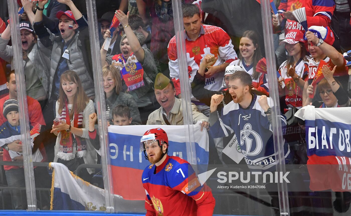 2016 IIHF World Ice Hockey Championship. Russia vs. Switzerland