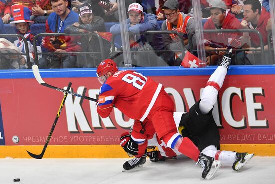 2016 IIHF World Ice Hockey Championship. Russia vs. Switzerland