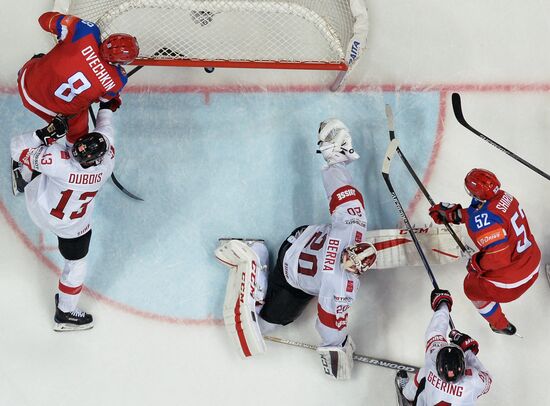 2016 IIHF World Ice Hockey Championship. Russia vs. Switzerland
