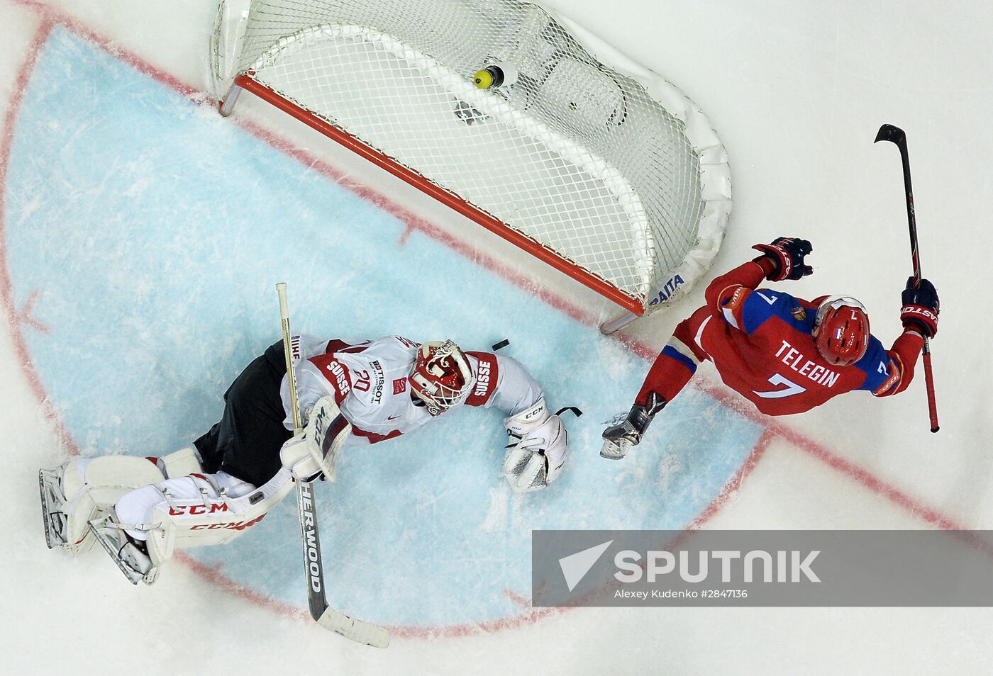 2016 IIHF World Ice Hockey Championship. Russia vs. Switzerland