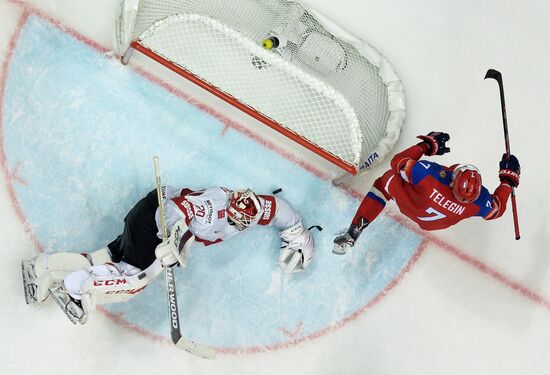 2016 IIHF World Ice Hockey Championship. Russia vs. Switzerland