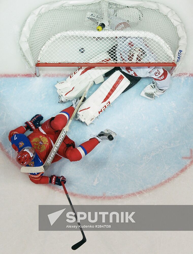 2016 IIHF World Ice Hockey Championship. Russia vs. Switzerland