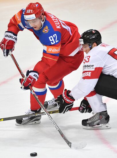 2016 IIHF World Ice Hockey Championship. Russia vs. Switzerland