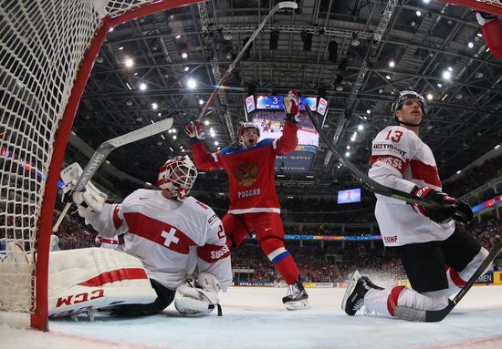 2016 IIHF World Ice Hockey Championship. Russia vs. Switzerland