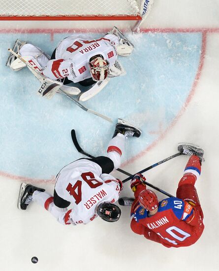2016 IIHF World Ice Hockey Championship. Russia vs. Switzerland