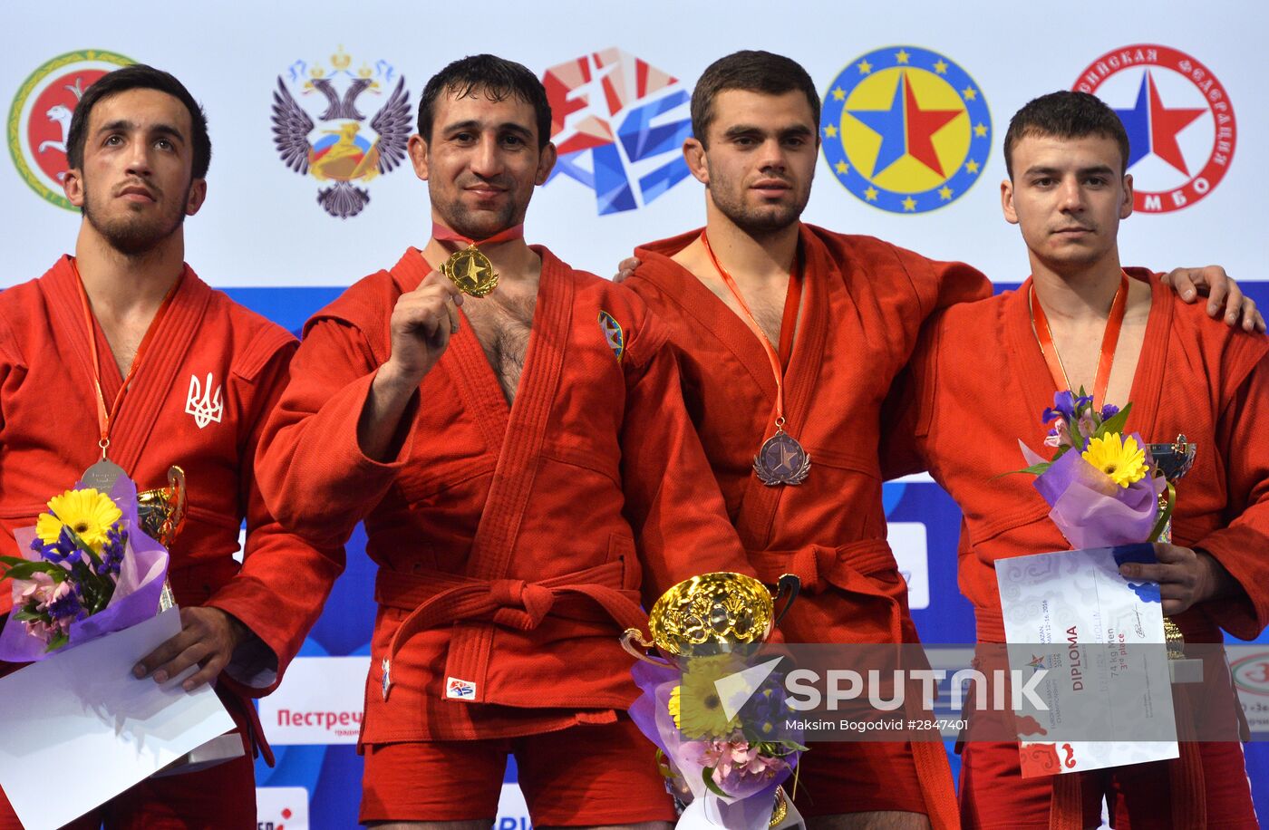 Sambo. European chamionship. Day Two