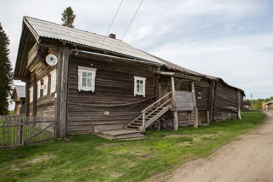Kinerma village in Karelia