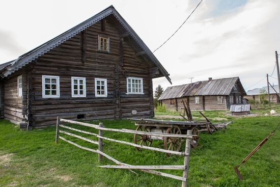 Kinerma village in Karelia