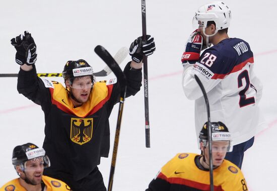 2016 IIHF World Championship. Germany vs. USA