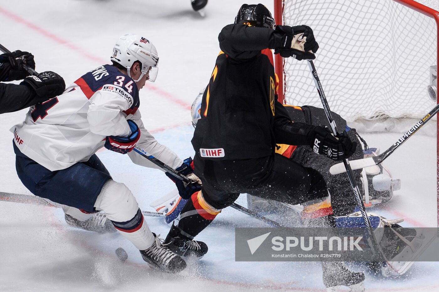 2016 IIHF World Championship. Germany vs. USA