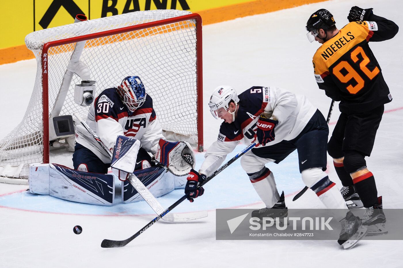 2016 IIHF World Championship. Germany vs. USA