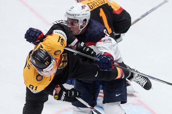 2016 IIHF World Championship. Germany vs. USA