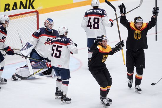 2016 IIHF World Championship. Germany vs. USA