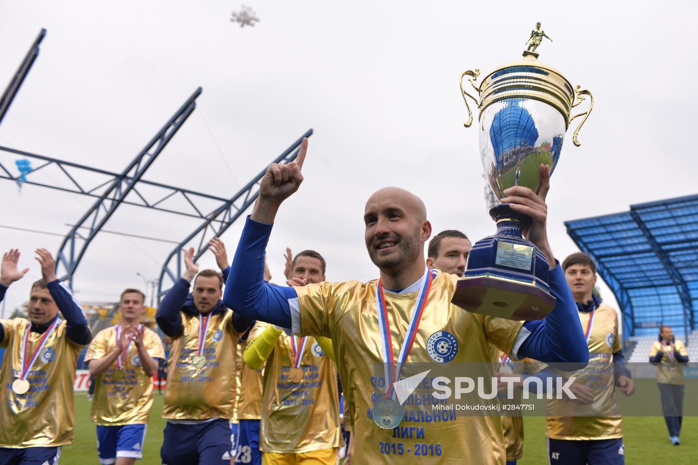Russian National Football League. Gazovik vs. Baltika